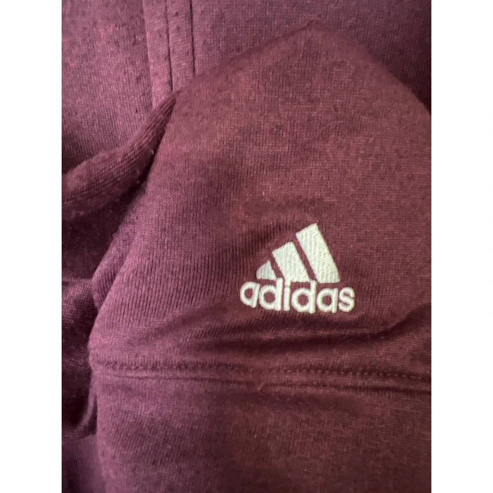 Adidas Texas A&M Hoodie Mens Large Maroon Full Zip Sweatshirt